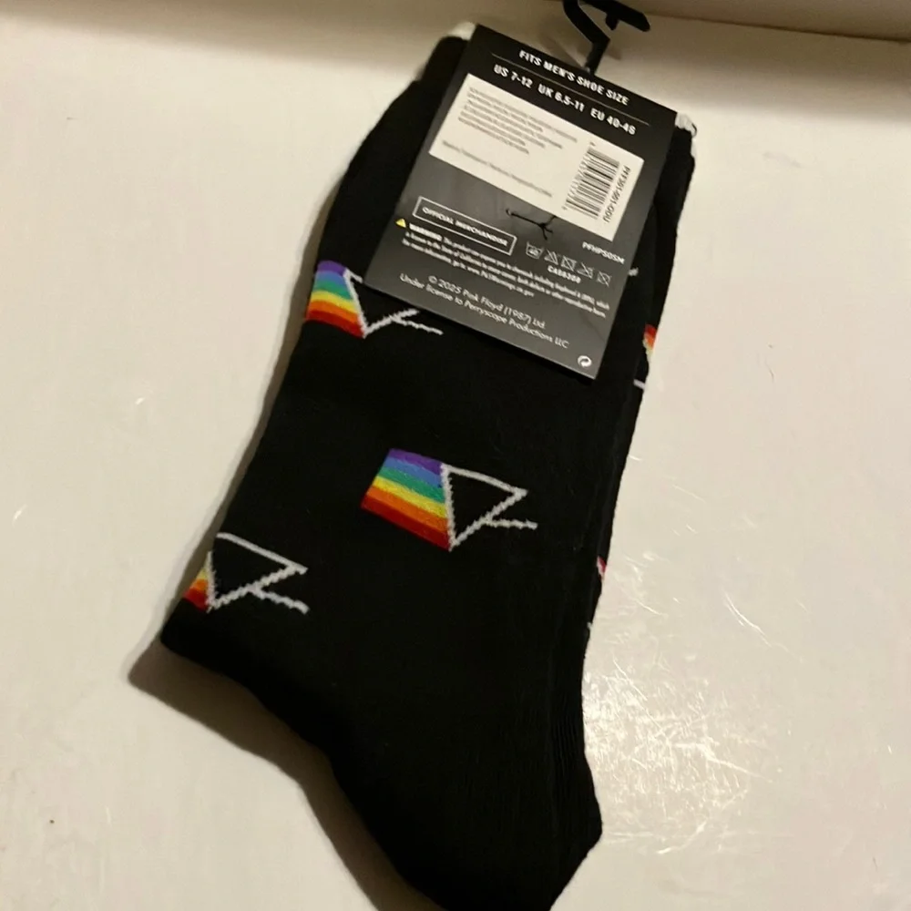 Pink Floyd Black Casual Socks with‎ Iconic Design